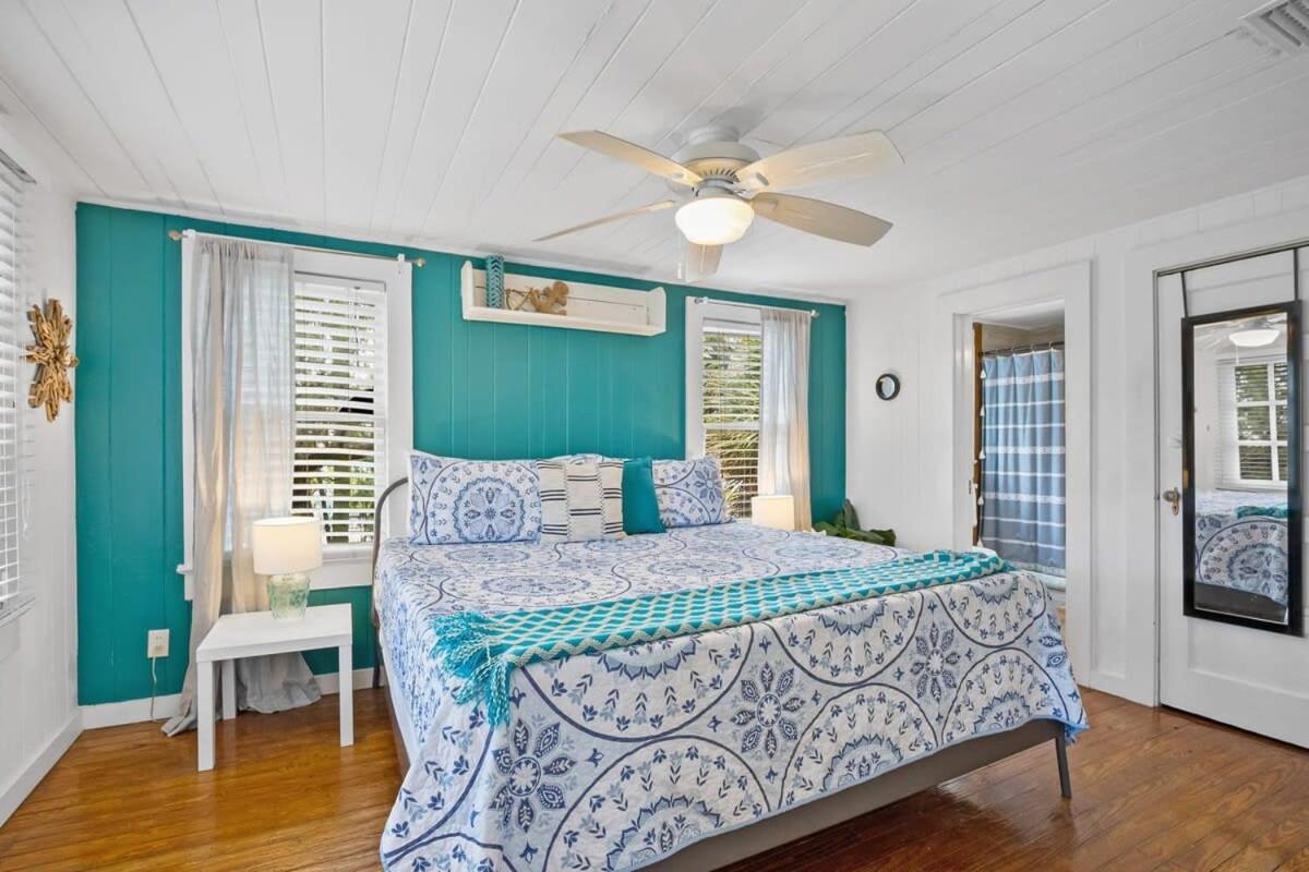 Marvelous Mermaid Bungalow, Dog-Friendly Upstairs Apt In Prime Vilano Beach St. Augustine Ngoại thất bức ảnh