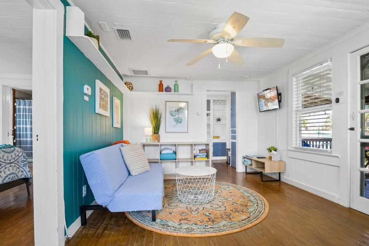Marvelous Mermaid Bungalow, Dog-Friendly Upstairs Apt In Prime Vilano Beach St. Augustine Ngoại thất bức ảnh